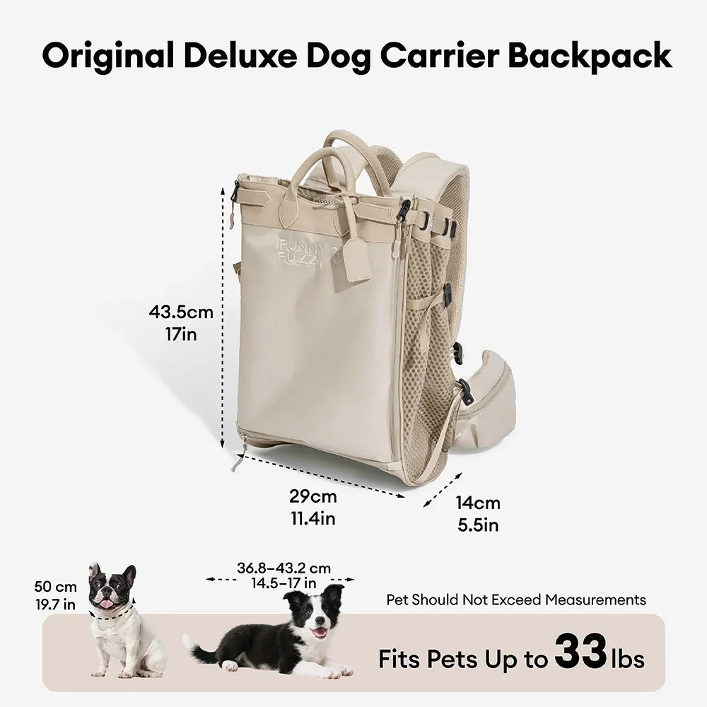 Dog Carrier Backpacks Dog Rucksack Dog Bike Carrier - Urban Roaming