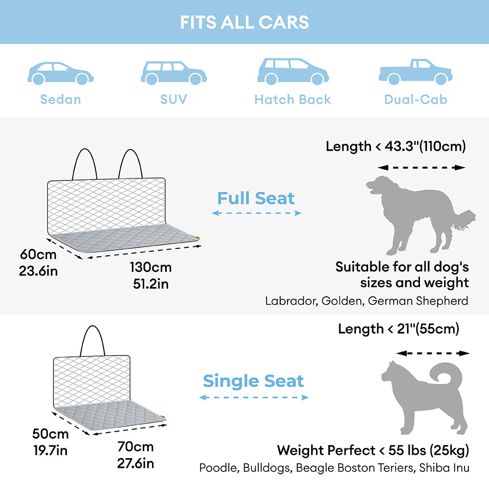 Cooling Car Seat Mat for Dogs - Chill Nest