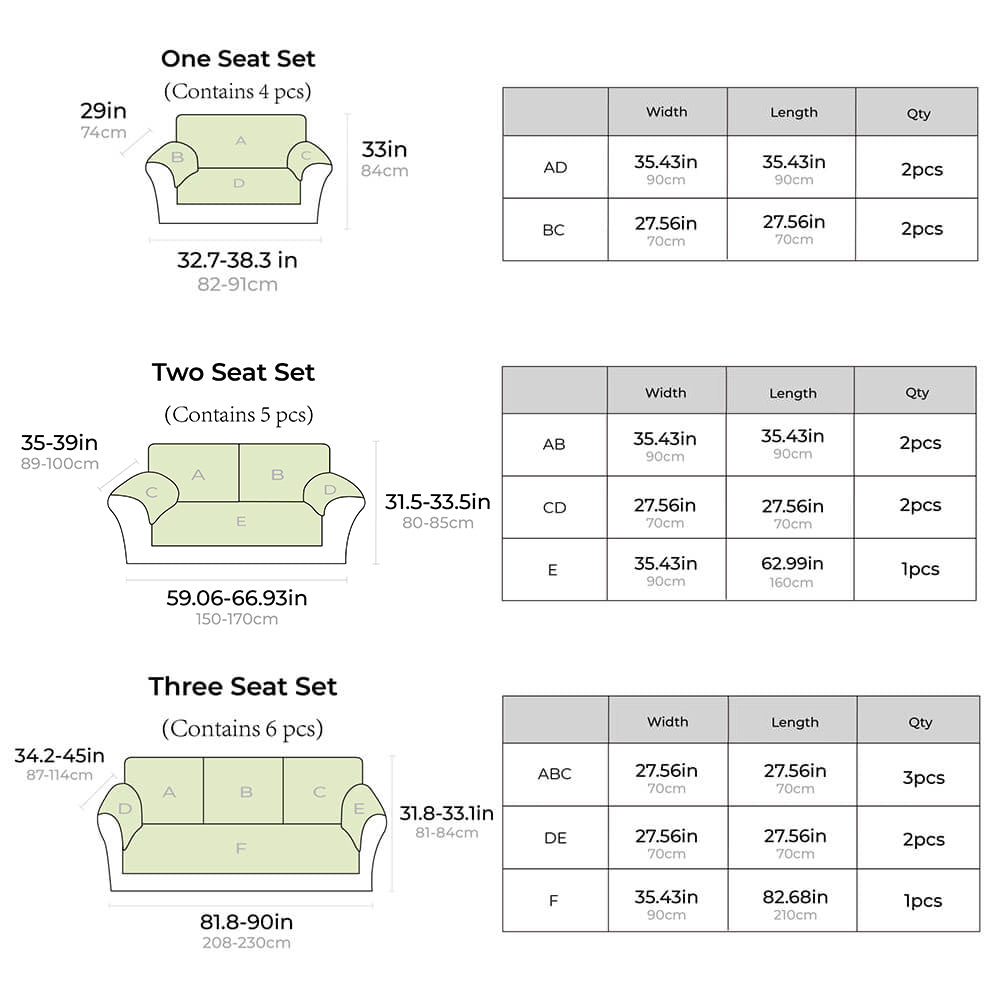 Light Luxury Cotton Couch Cover Anti-Scratch Furniture Protective Couch Cover