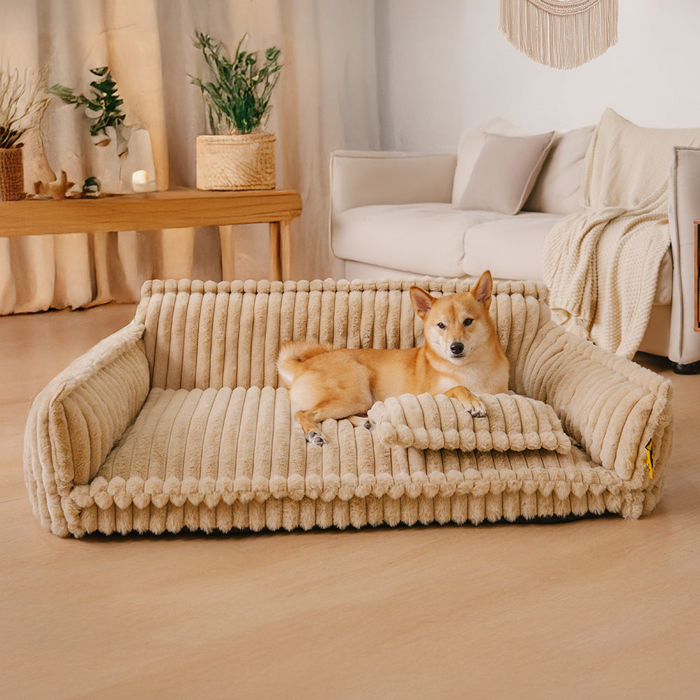Large Washable Fluffy Orthopedic Soft Dog Pillow Dog Sofa Bed - Home Office