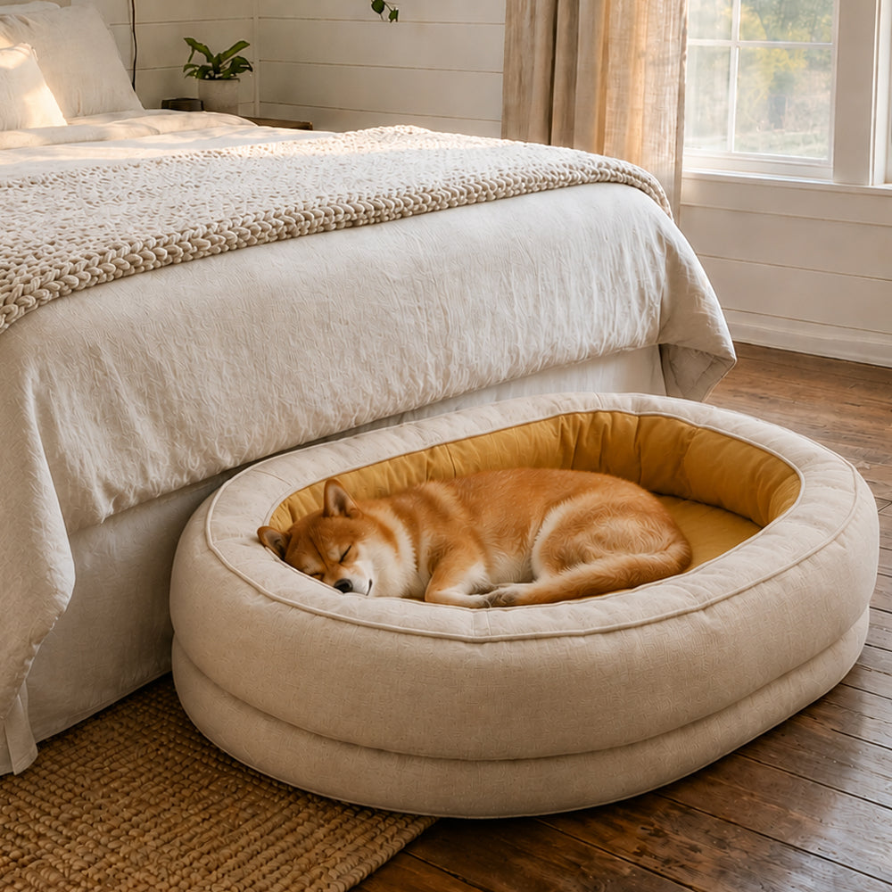 Donut Orthopedic Dog Bed - Pet-Friendly Bedroom