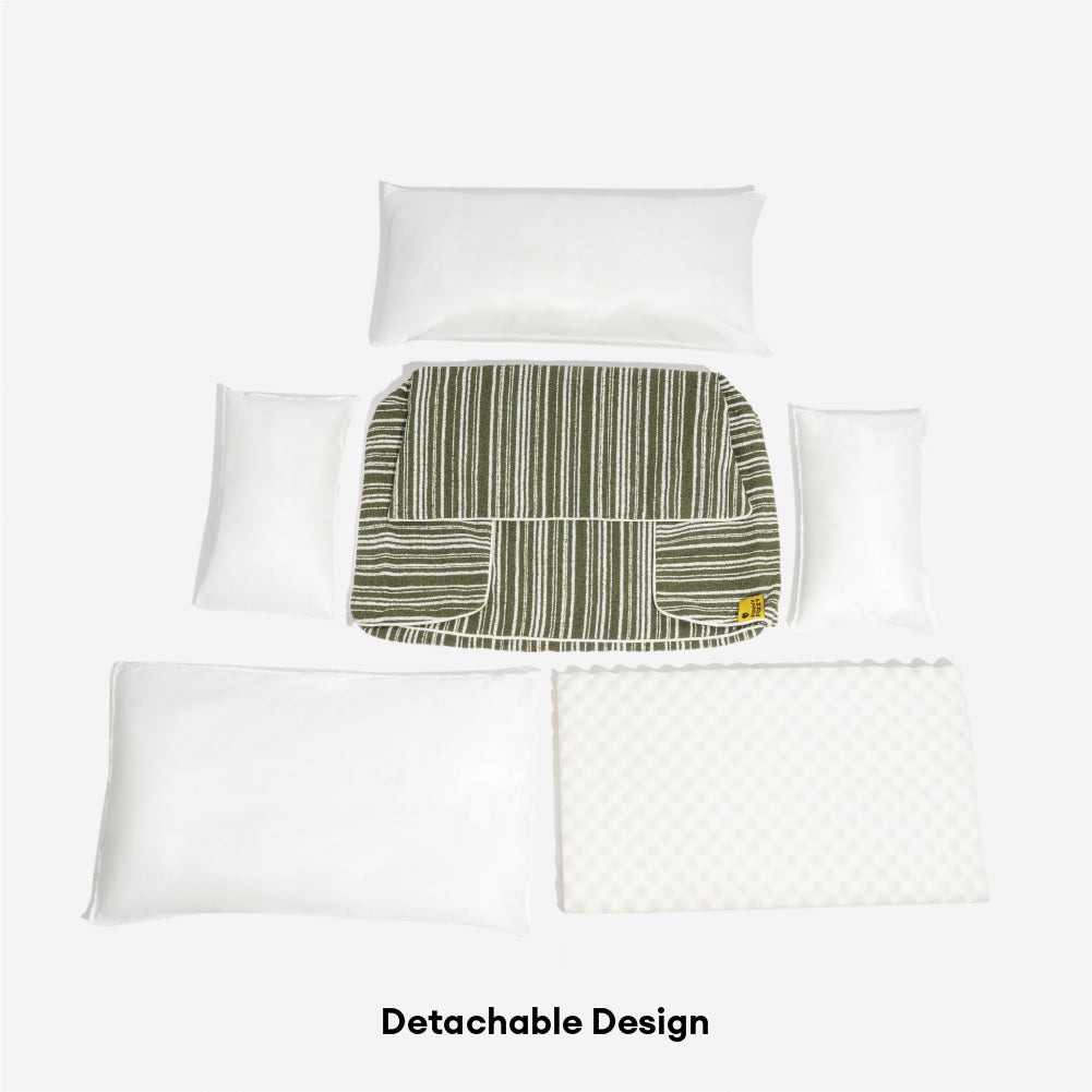 Orthopedic All-season Dog Sofa Bed - Funnyfuzzy SnugNest