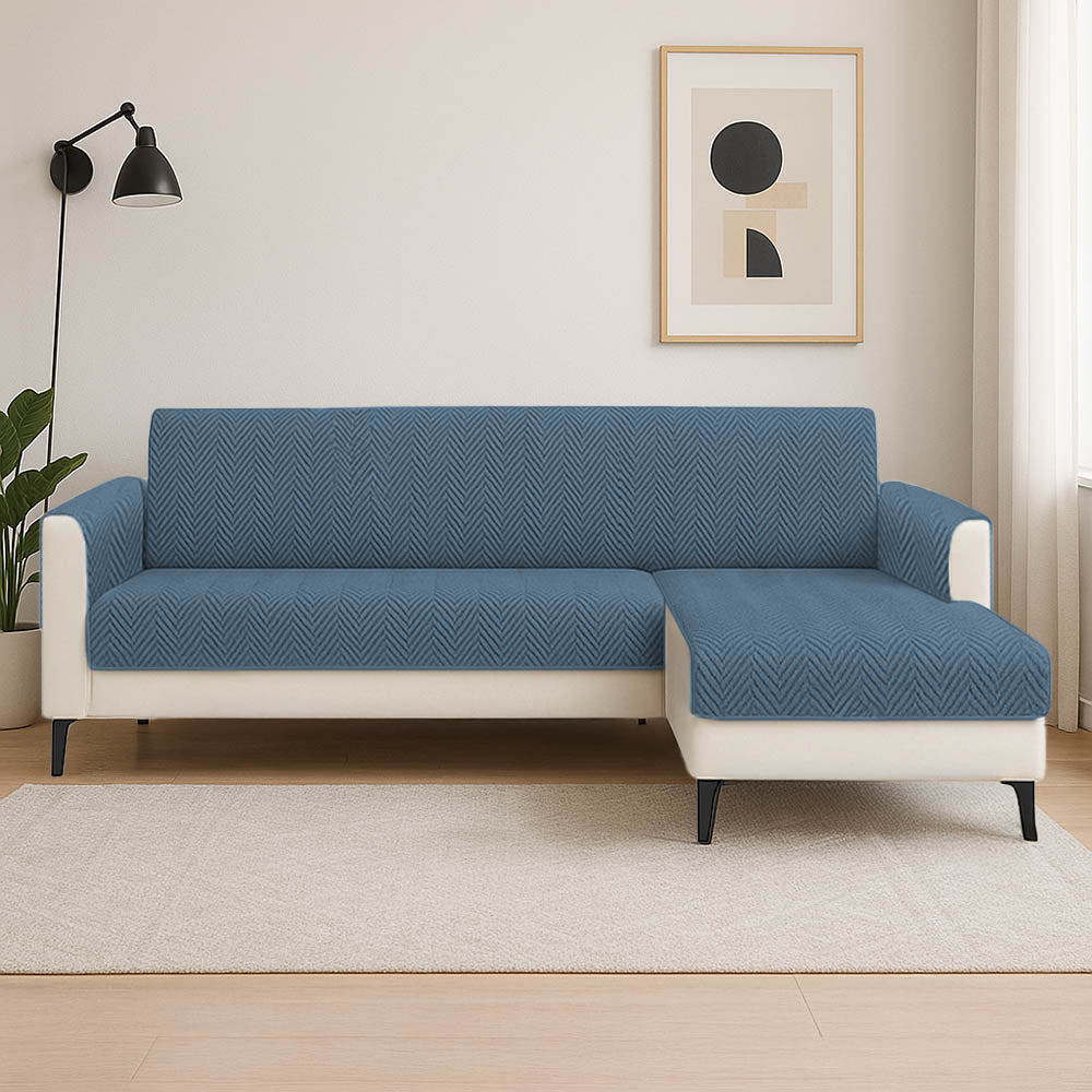 Waterproof Non-Slip Furniture Protector One-Piece Pet Sectional Couch Cover-Slipsafe