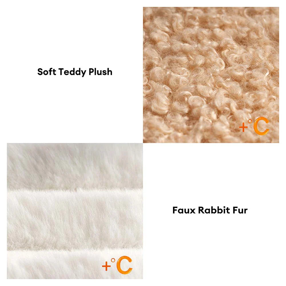 Comfy Plush Biscuit-Inspired Orthopedic Dog Bed with Pillow – SweetNap