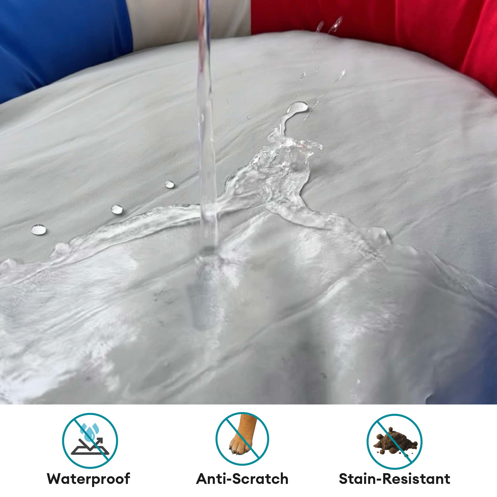 Summer Cooling Waterproof Boat-Shaped Pet Bed with Pillow – Chill Raft