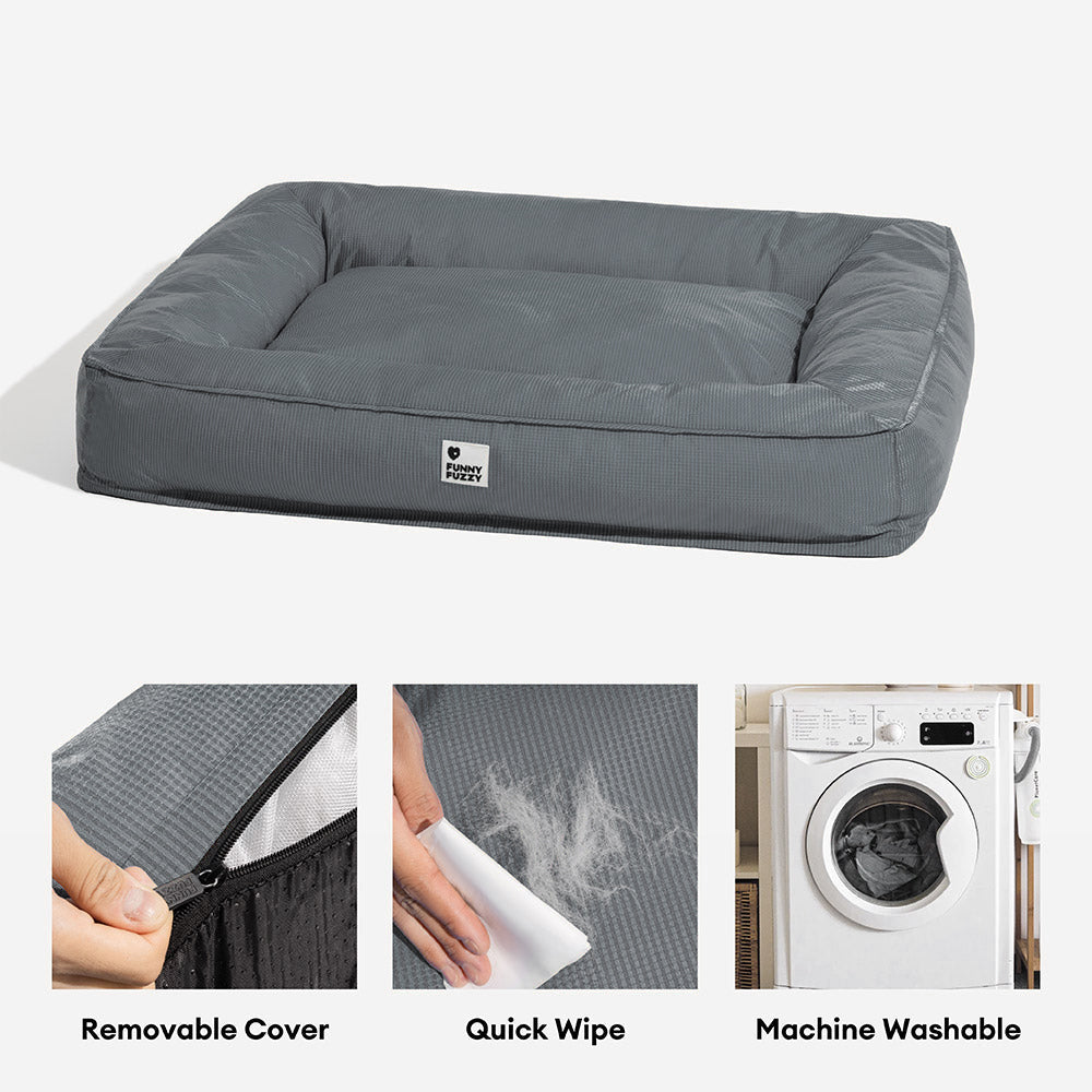 Fully Orthopedic Surround Support Waterproof Large Outdoor Dog Bed