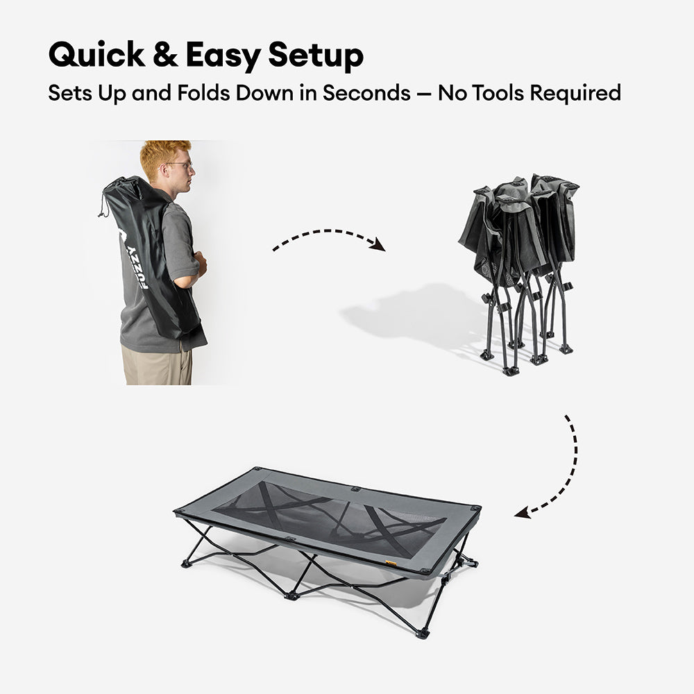 Foldable Elevated Dog Bed-Urban Roaming