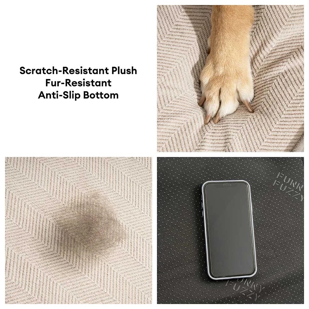 Chenille Extra Wide Non-Slip Removable Sponge Pet Stairs - SafeRamp