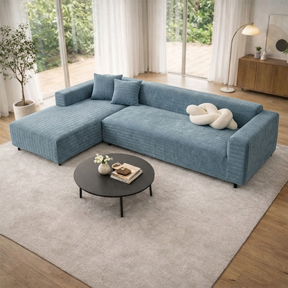 Herringbone Full Coverage Scratch-Resistant Sofa Protection Magic Stretch Sectional Couch Cover