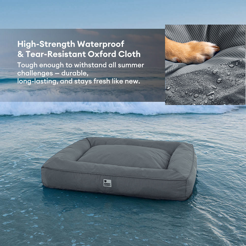 Fully Orthopedic Surround Support Waterproof Large Outdoor Dog Bed
