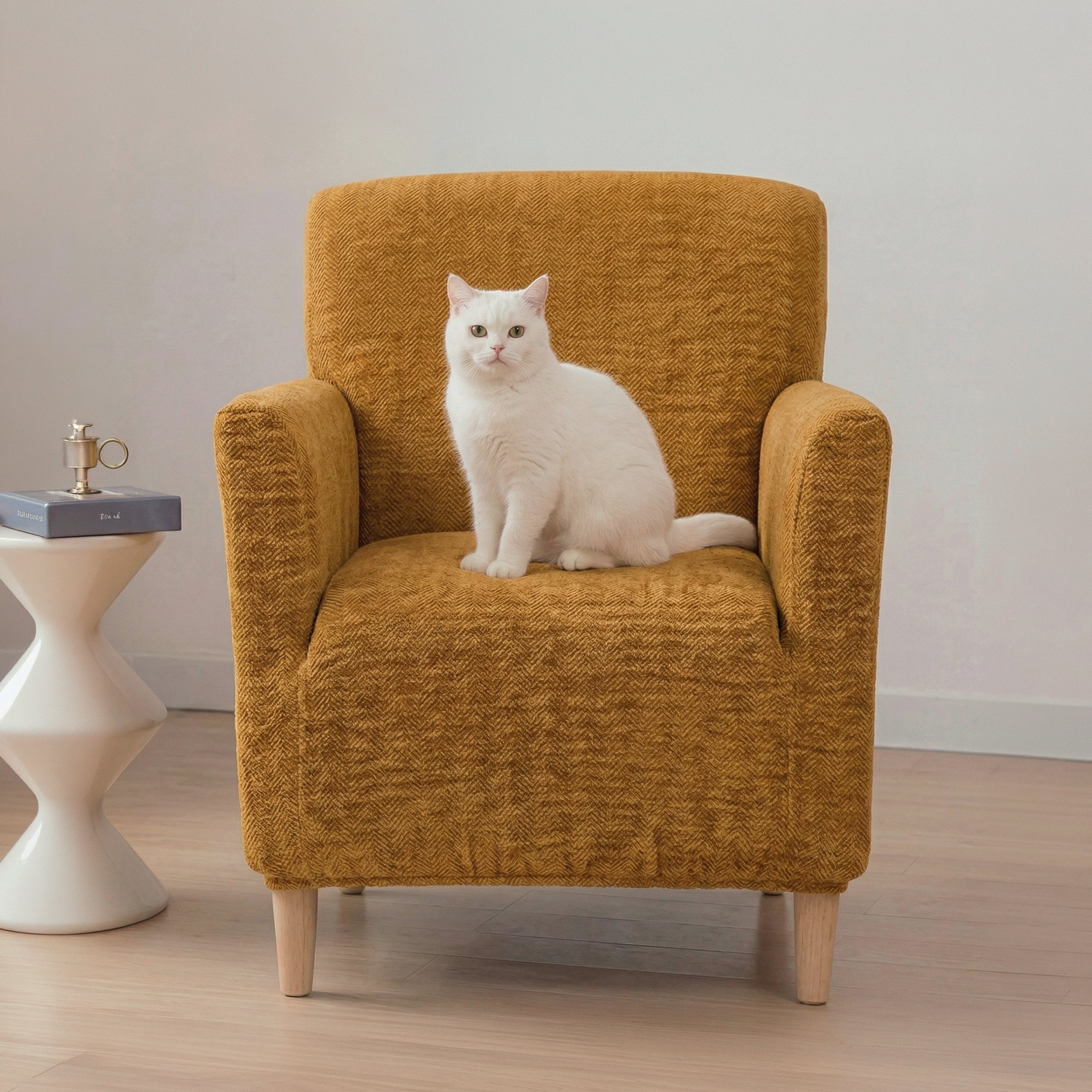 Herringbone Full Coverage Comfortable Scratch-Resistant Sofa Protection Magic Recliner Chair Covers