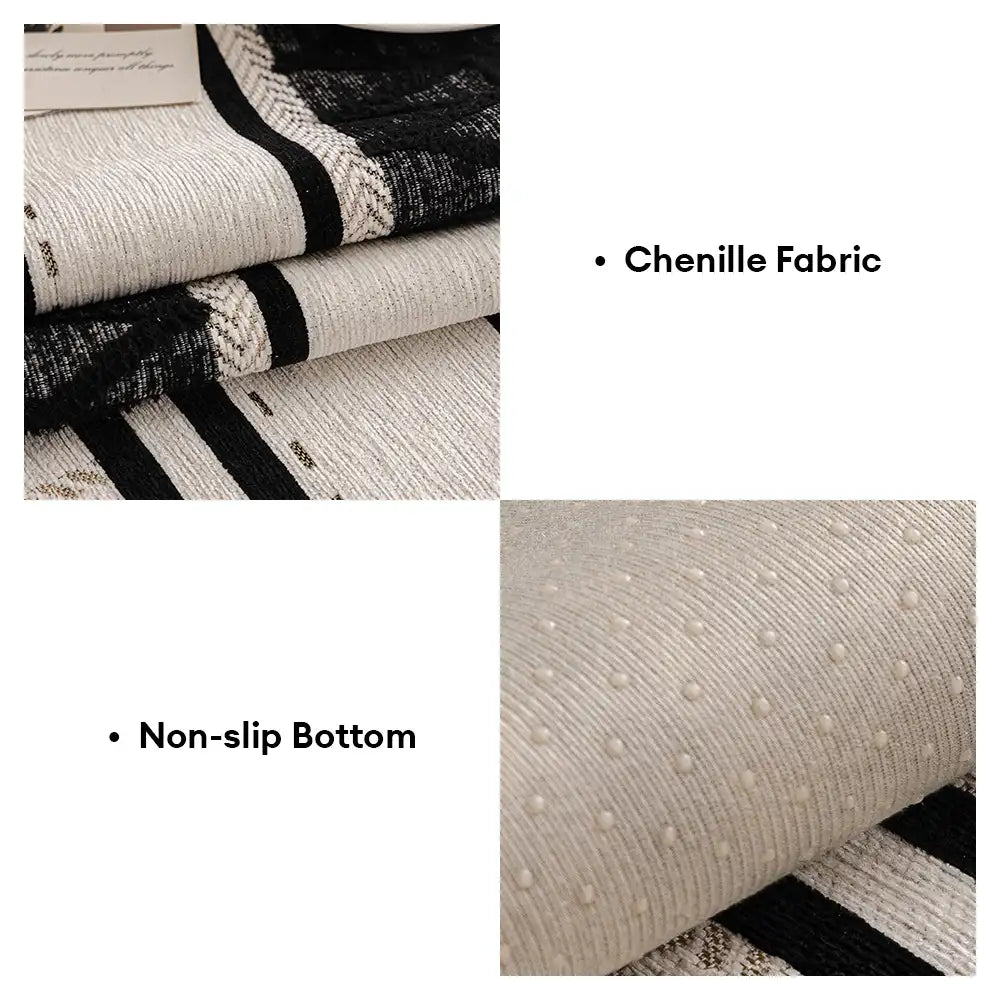 Bohemian Chenille Scratch-Resistant Durable Furniture Protection Couch Cover