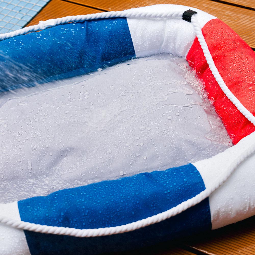 Summer Cooling Waterproof Boat-Shaped Pet Bed with Pillow – Chill Raft