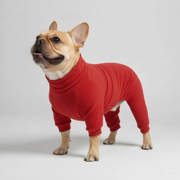 Cosy Fleece Dog Pyjamas - Perfect Sleepwear for Large Dogs