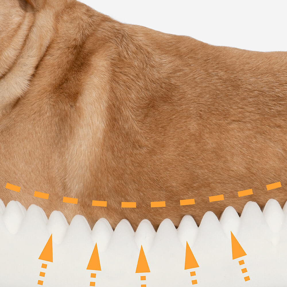 Faux Fleece & Suede Full Support Orthopaedic Dog Bed