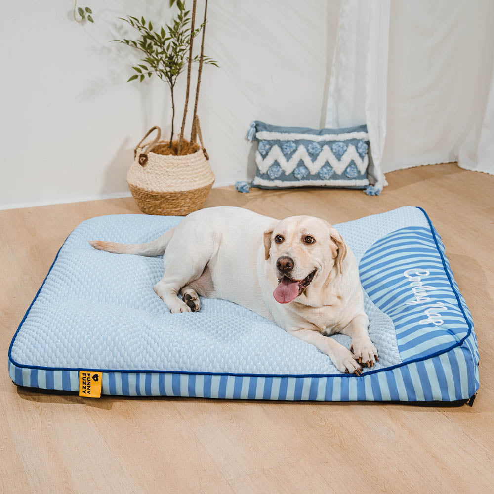 Extra Large Cooling Washable Rectangle Orthopedic Dog Bed - Pet-Friendly Bedroom