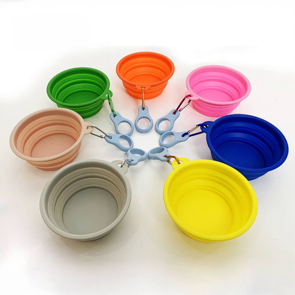 Portable Foldable Expandable Silicone Dog Food & Water Bowl-Limited Quantity