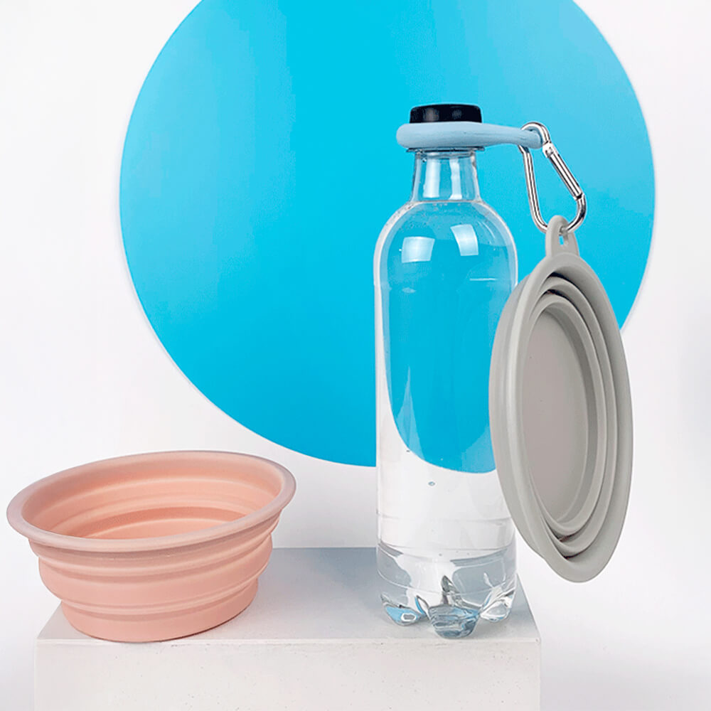 Portable Foldable Expandable Silicone Dog Food & Water Bowl-Limited Quantity