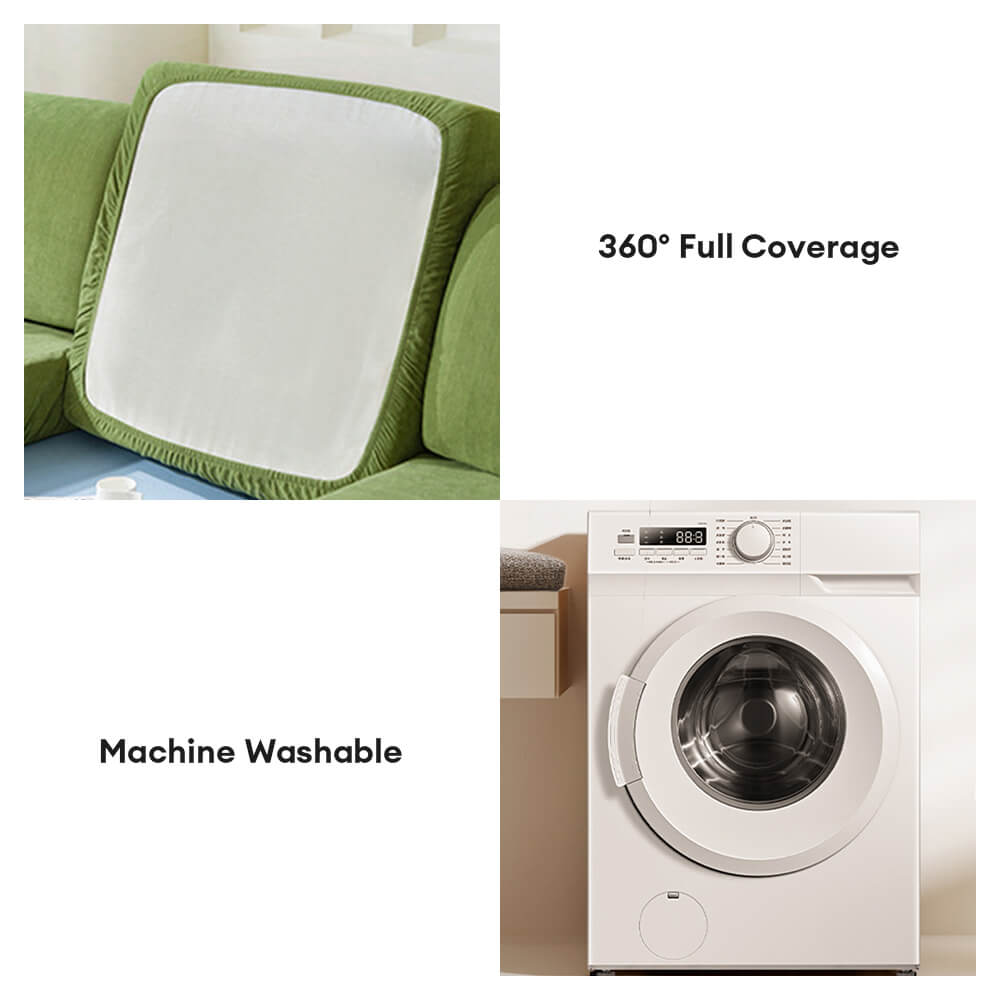 Herringbone Chenille Elastic Full Coverage Anti-Slip Magic Couch Cover