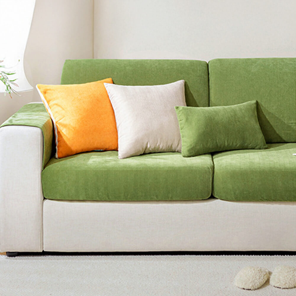 Herringbone Chenille Elastic Full Coverage Anti-Slip Magic Couch Cover