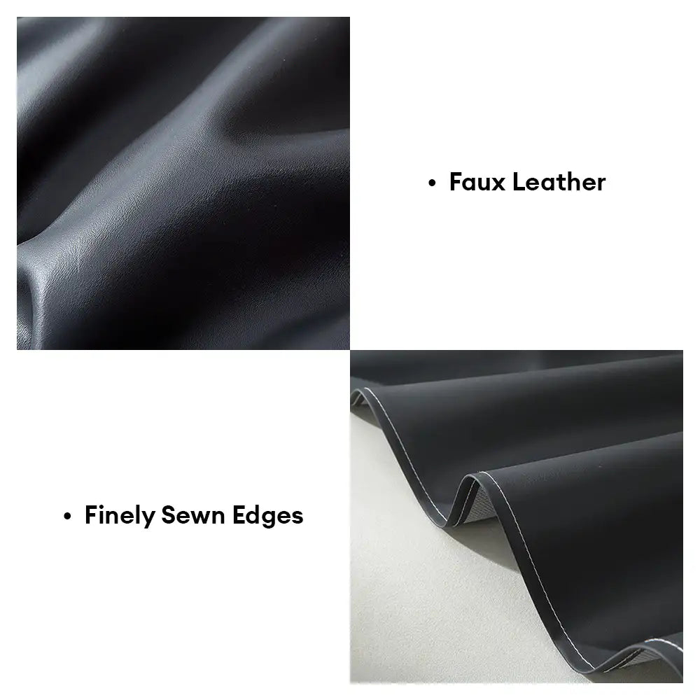 Faux Leather Waterproof Pet Hair-Resistant Sofa Protector Couch Cover