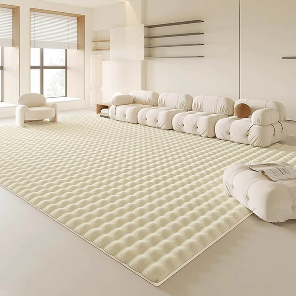 Luxury Creamy Style Fluffy Plush Rug