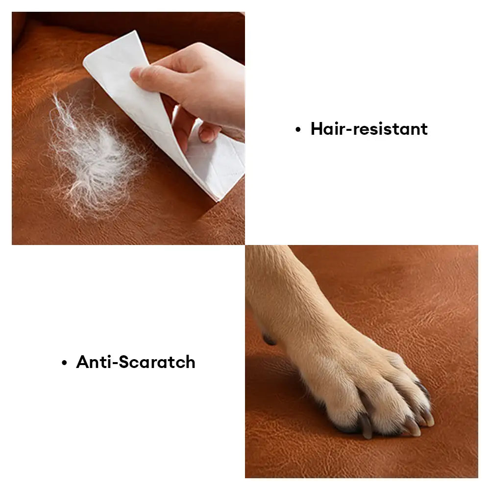 Pet Friendly Faux Leather Car Seat Mask - Waterproof And Stain Resistant