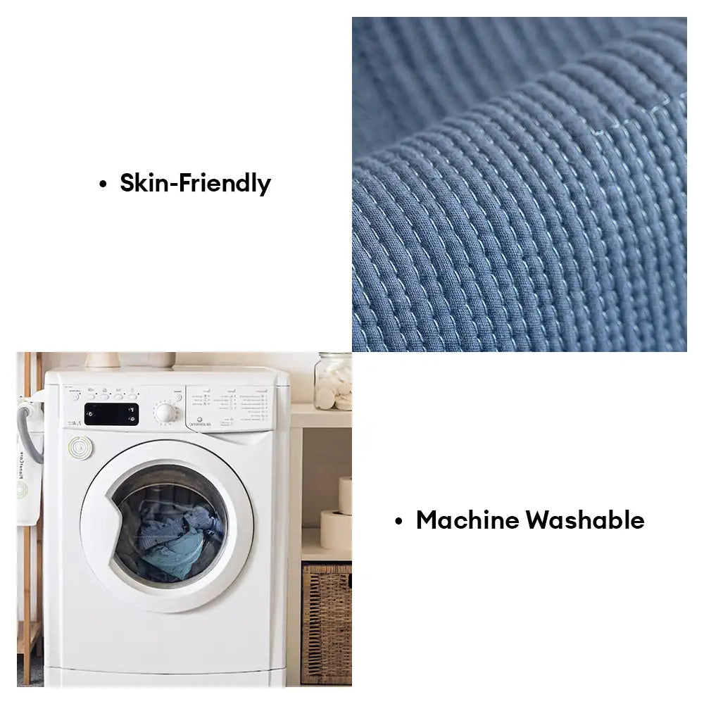 Washed Cotton Skin-Friendly Breathable Sofa Protector Non-slip Couch Cover