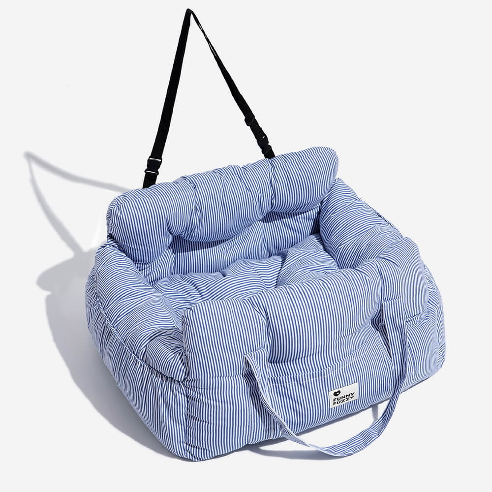 Portable Leisure Outing Pet Bolster Large Dog Car Seat Bed - FUNNYFUZZY