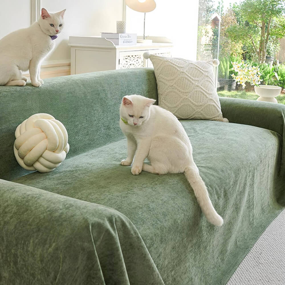 Soft and Waterproof Scratch-Resistant Non-Linting Throw Recliner Chair Cover
