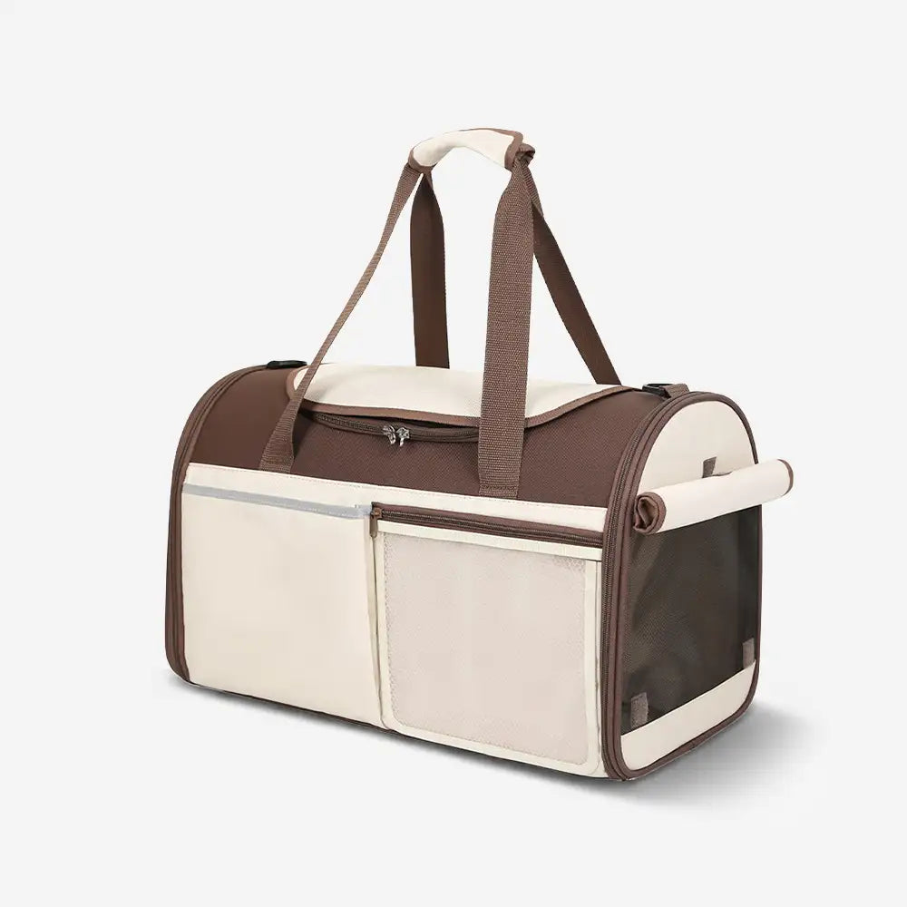 Handheld Crossbody Multi-Function Breathable Dog Cat Carrier Bag for Travel and Vet