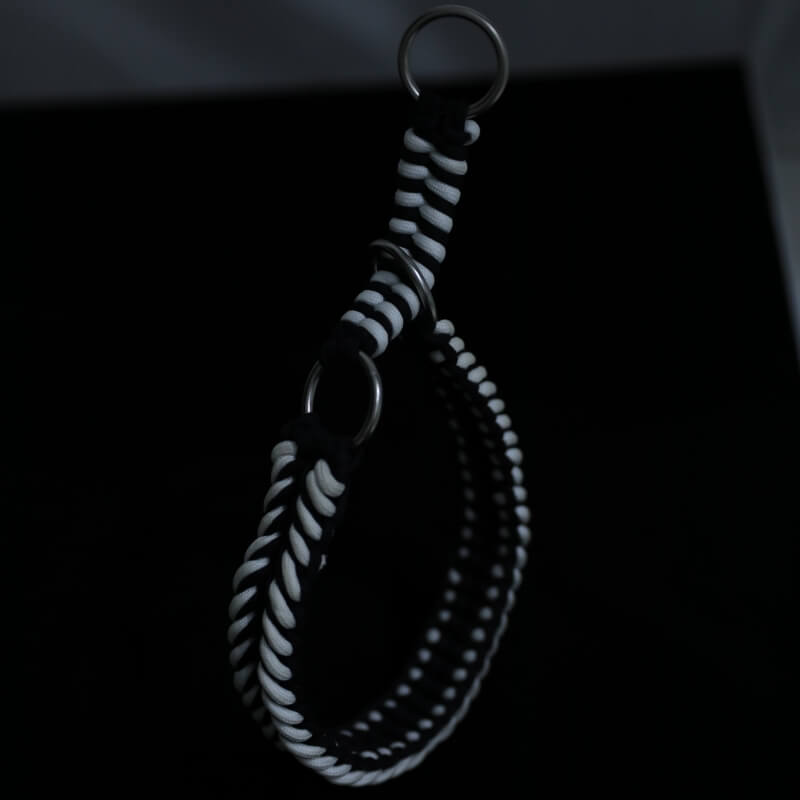 Handmade Anti-Pull Luminous Large Dog Collar and Lead