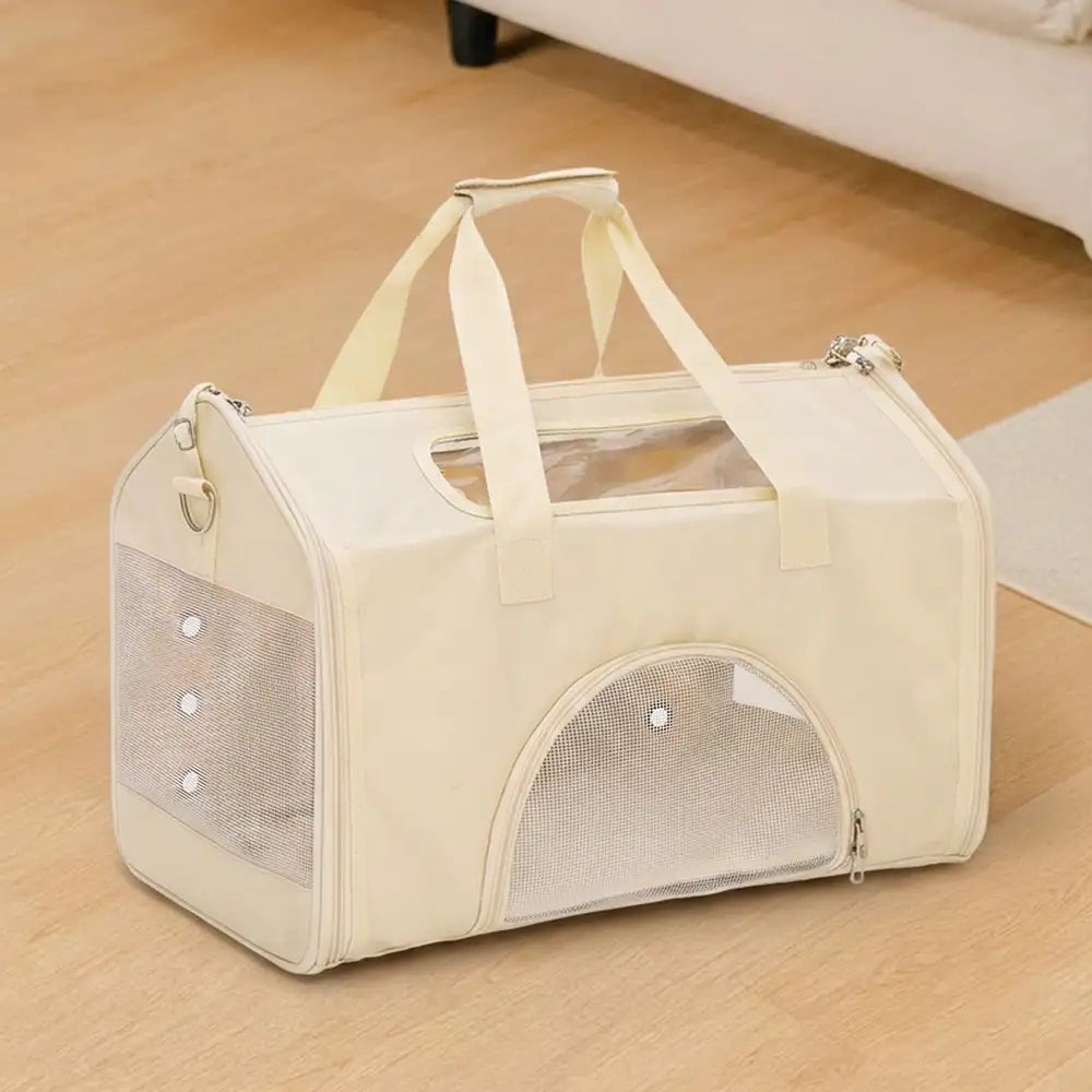 House-Shaped Breathable Foldable Large Capacity Multi-Functional Cat Carrier Bag