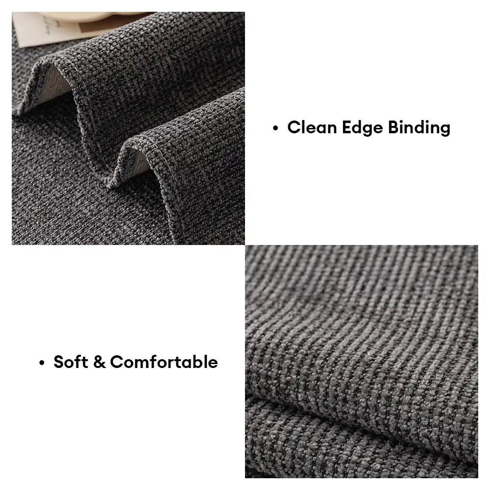 One-Piece Chenille Scratch-Resistant Durable Water-Repellent Non-Slip Sectional Couch Cover