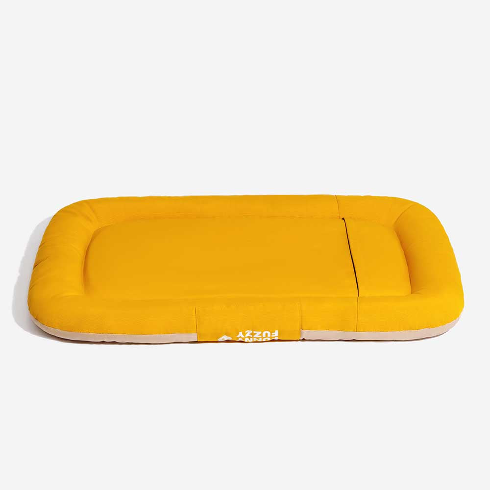 Outdoor Waterproof & Scratch-Resistant Colour-Blocked Orthopaedic Dog Mat - Trek Lounge