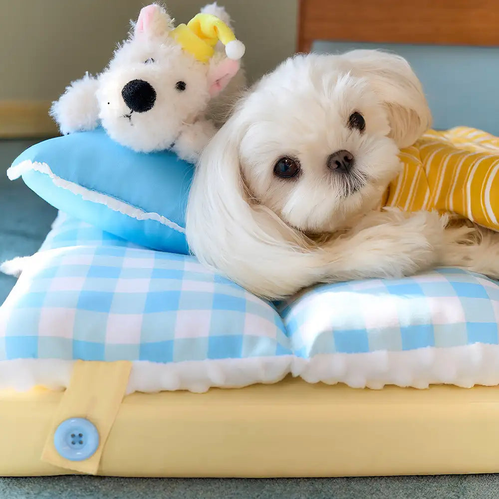 Play And Rest All-In-One Double-Layer Comfortable Washable Dog Bed - Pet Exclusive
