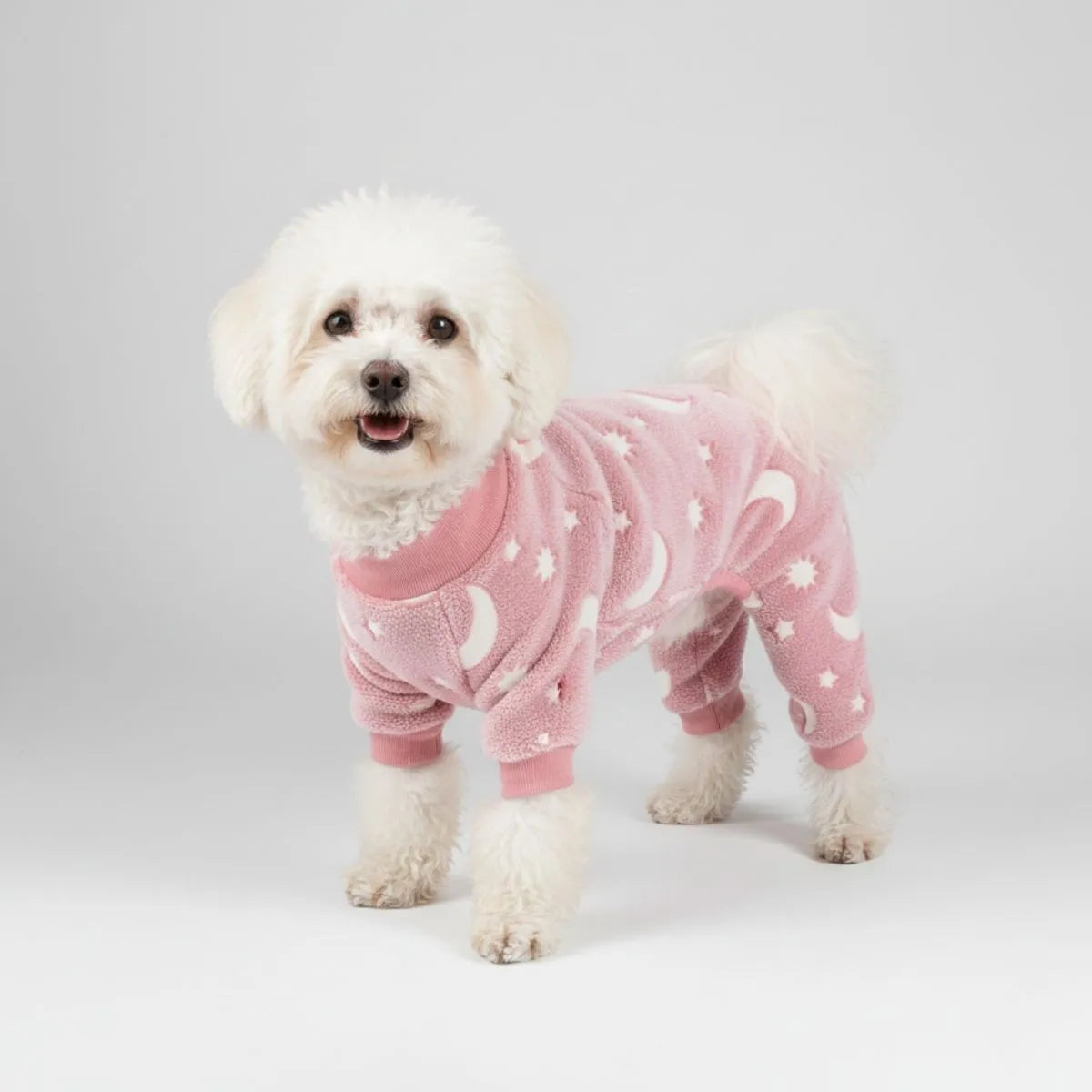 Soft and Cosy Moon & Stars Dog Pyjamas - Perfect for Year-Round Comfort