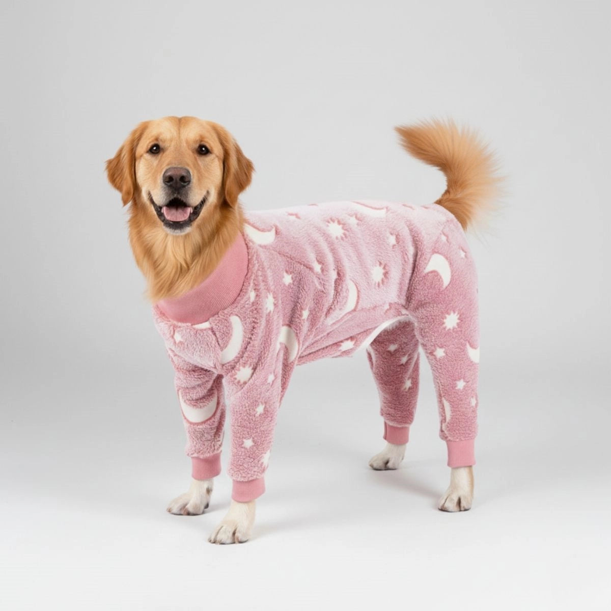 Soft and Cosy Moon & Stars Dog Pyjamas - Perfect for Year-Round Comfort