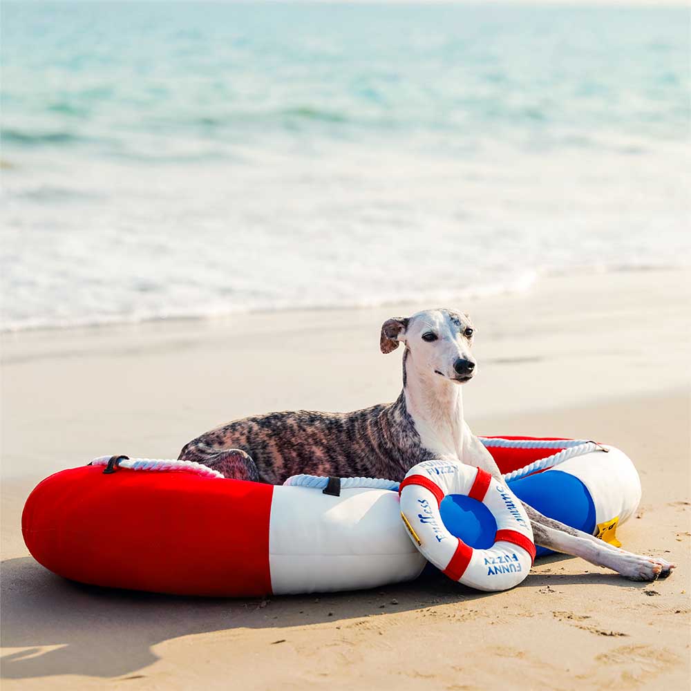 Summer Cooling Waterproof Boat-Shaped Pet Bed with Pillow – Chill Raft