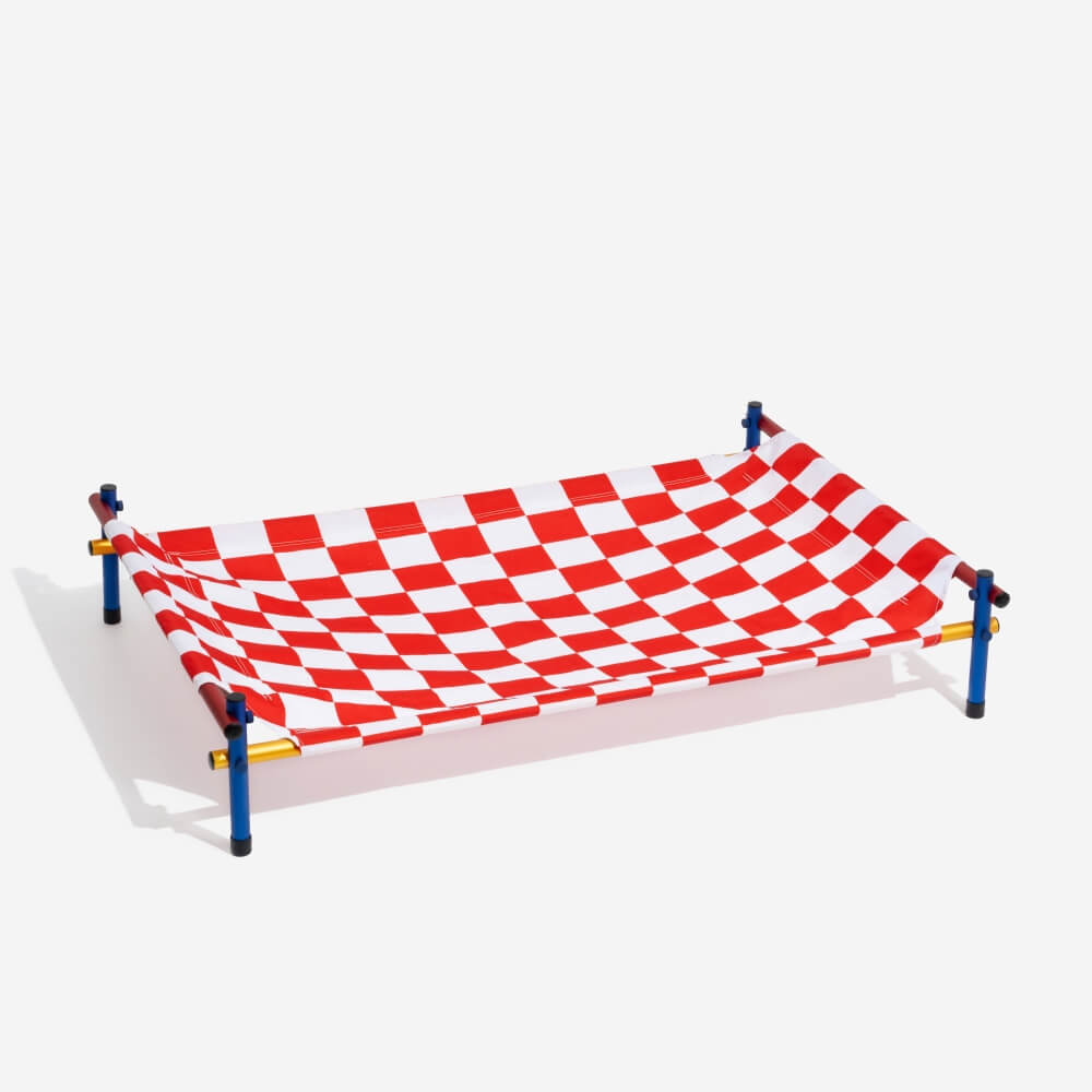Vibrant Summer Print Style Aluminium Elevated Dog Bed - Summer Paradise