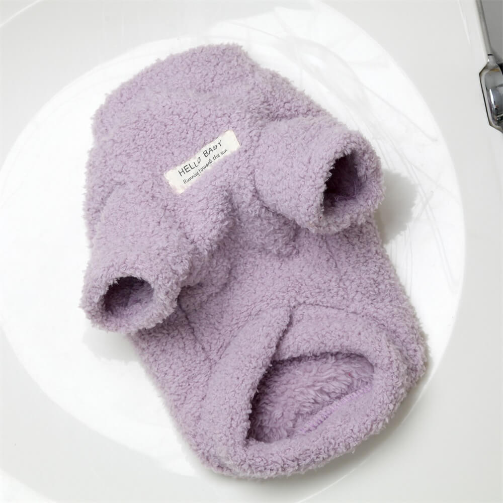 Cosy and Soft Fleece Dog Jumper- Perfect for Cold Weather Comfort
