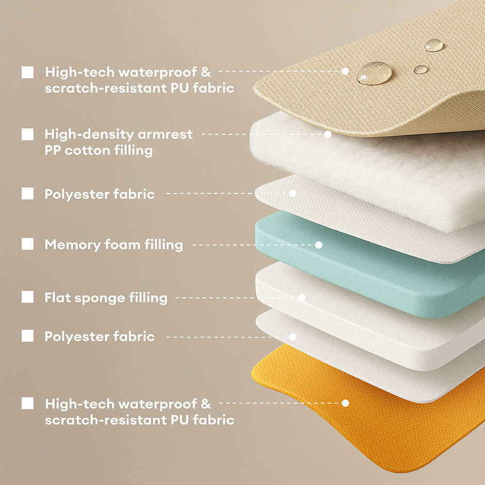 Outdoor Waterproof & Scratch-Resistant Colour-Blocked Orthopaedic Dog Mat - Trek Lounge