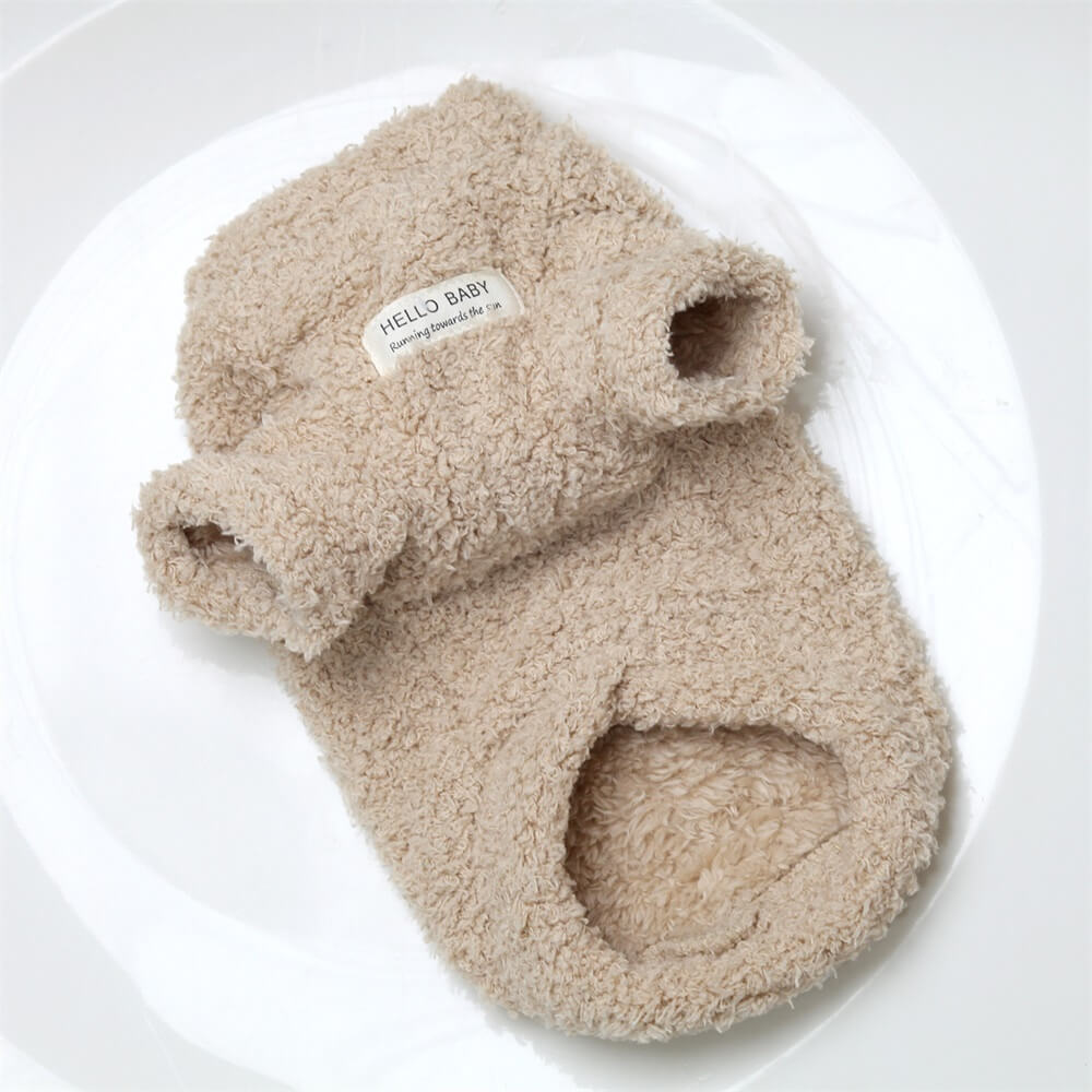 Cosy and Soft Fleece Dog Jumper- Perfect for Cold Weather Comfort