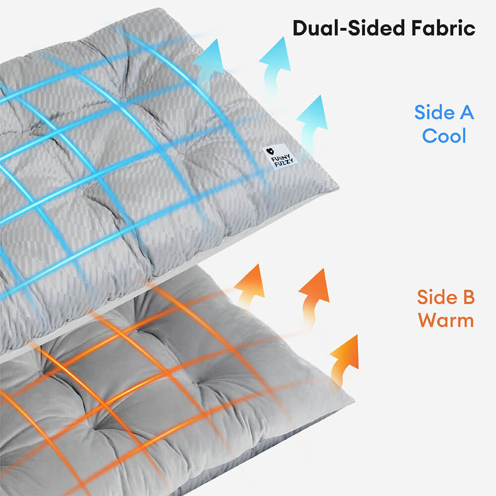 Dual-Sided Cosy Plush Calming Washable Dog Mats