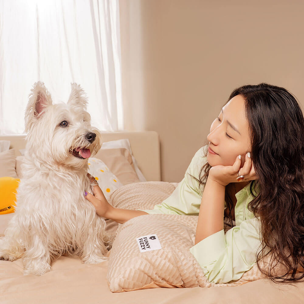 Dual-Sided Cosy Plush Calming Washable Dog Mats
