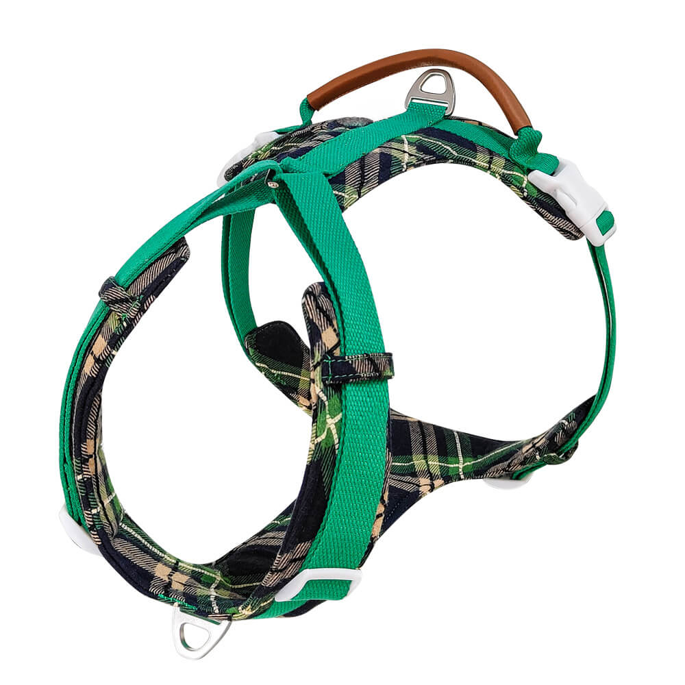 Secure Anti-Pull Large Dog Harness and Lead Walking Set with Walk Bag