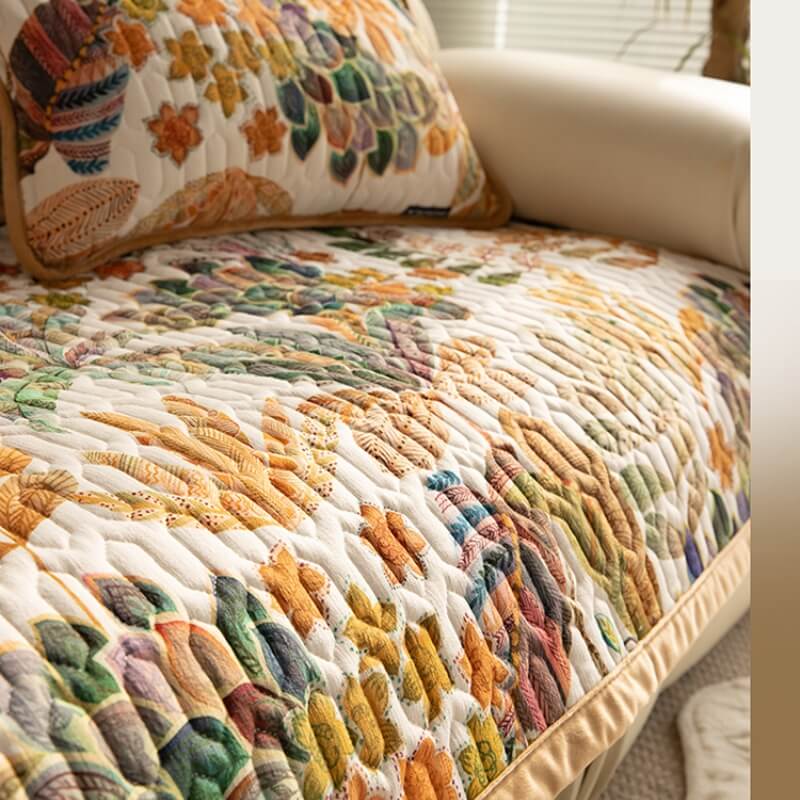 Tropical Rainforest Anti-Scratch Protective Mat Couch Cover