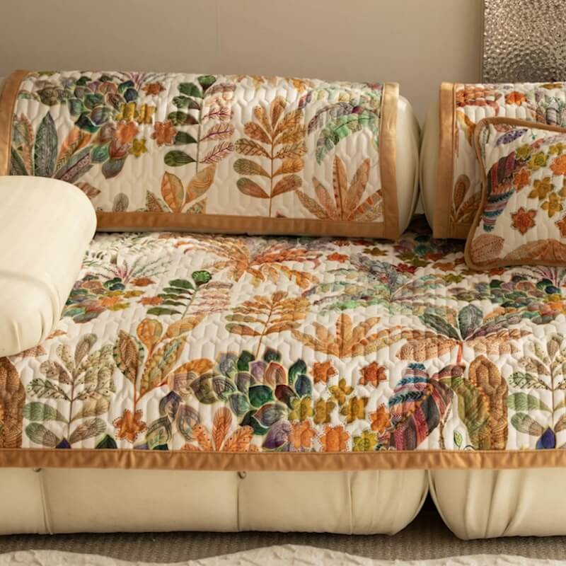 Tropical Rainforest Anti-Scratch Protective Mat Couch Cover