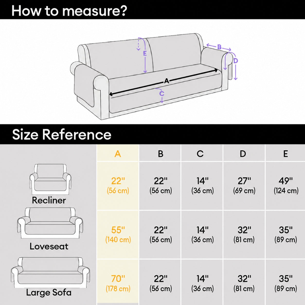 One-Piece Waterproof Pet-Friendly Ribbed Plush Recliner Couch Cover- Cozy Nest