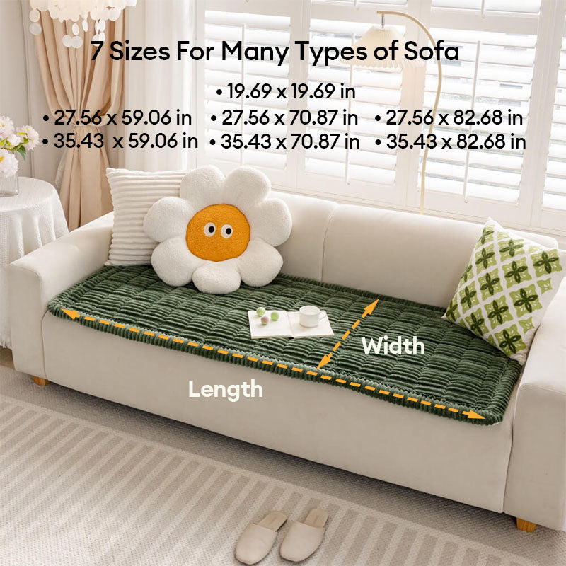 Make Waffle Biscuit Couch Cover – Cosy Soft Flannel & Breathable Pet Mat, Indulge in Tasty Comfort!